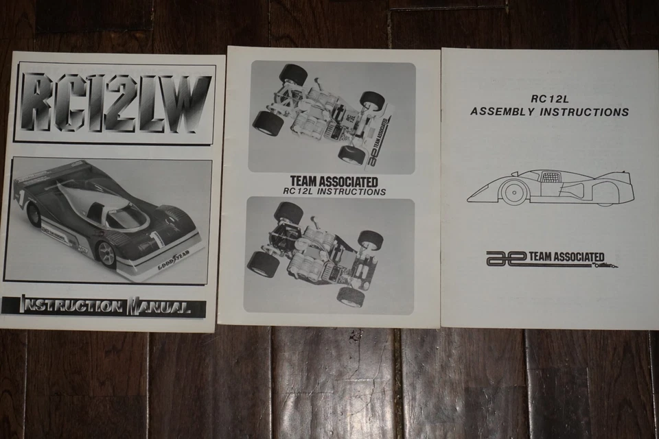 Vintage Team Associated RC12L RC12LW Instruction Manual Catalog  Lot RC - Image 1 of 4