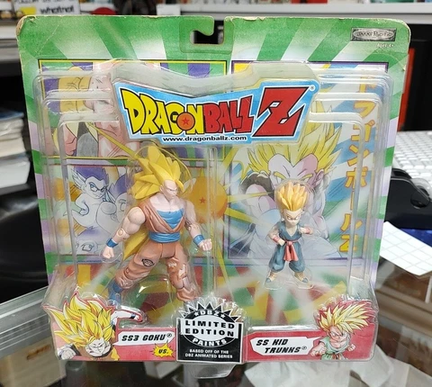 Dragon Ball Z SS 3 Goku VS SS Kid Trunks Jakks Pacific LIMITED DBZ SET 2005 NEW Cover