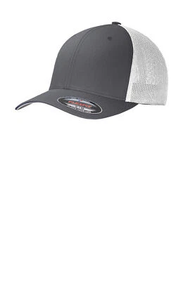 Gorra Port Authority C812 FLEXFIT estilo camionero malla trasera béisbol lisa en blanco Foto 1 de 4