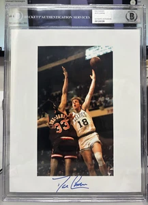 DAVE COWENS AUTO PHOTO BECKETT AUTHENTIC CELTICS MPK - Picture 1 of 2
