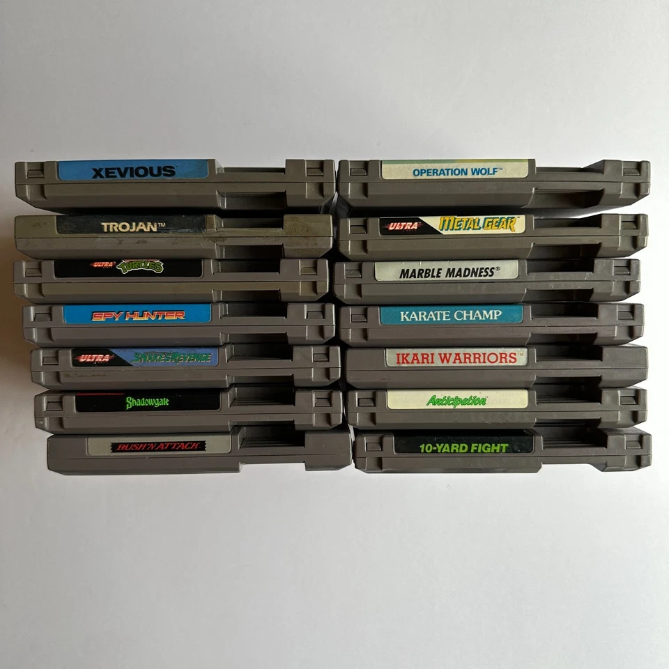 Lote Juegos Nintendo NES Elige Guardar Paquete Descuentos Todo Probado Funcionando! Foto 1 de 1