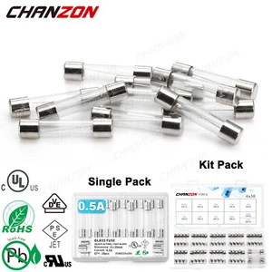 6x30mm Glasrohrsicherung Fast Quick Slow Blow 250V 125V 6*30mm sortiert Kit Set - Bild 1 von 7