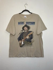 Vintage 1998 Merle Haggard Band Shirt L Country Musics Living Legend Tee - Picture 1 of 13