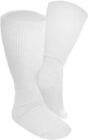 Extra Wide Socks for Swollen Feet and Legs Calf Length Unisex (2 Pack Pair)