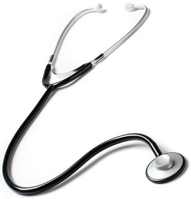 VALUEMED MEDICAL SUPPLIES Single Head Full Size Professional Medical Stethoscope Black Latex Free