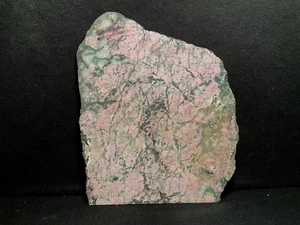 ~RW~ UNPOLISHED PREMIUM "RHODONITE SLICE" ~~ 7" X 7" X 1/4" ~~ CABBING - Picture 1 of 4