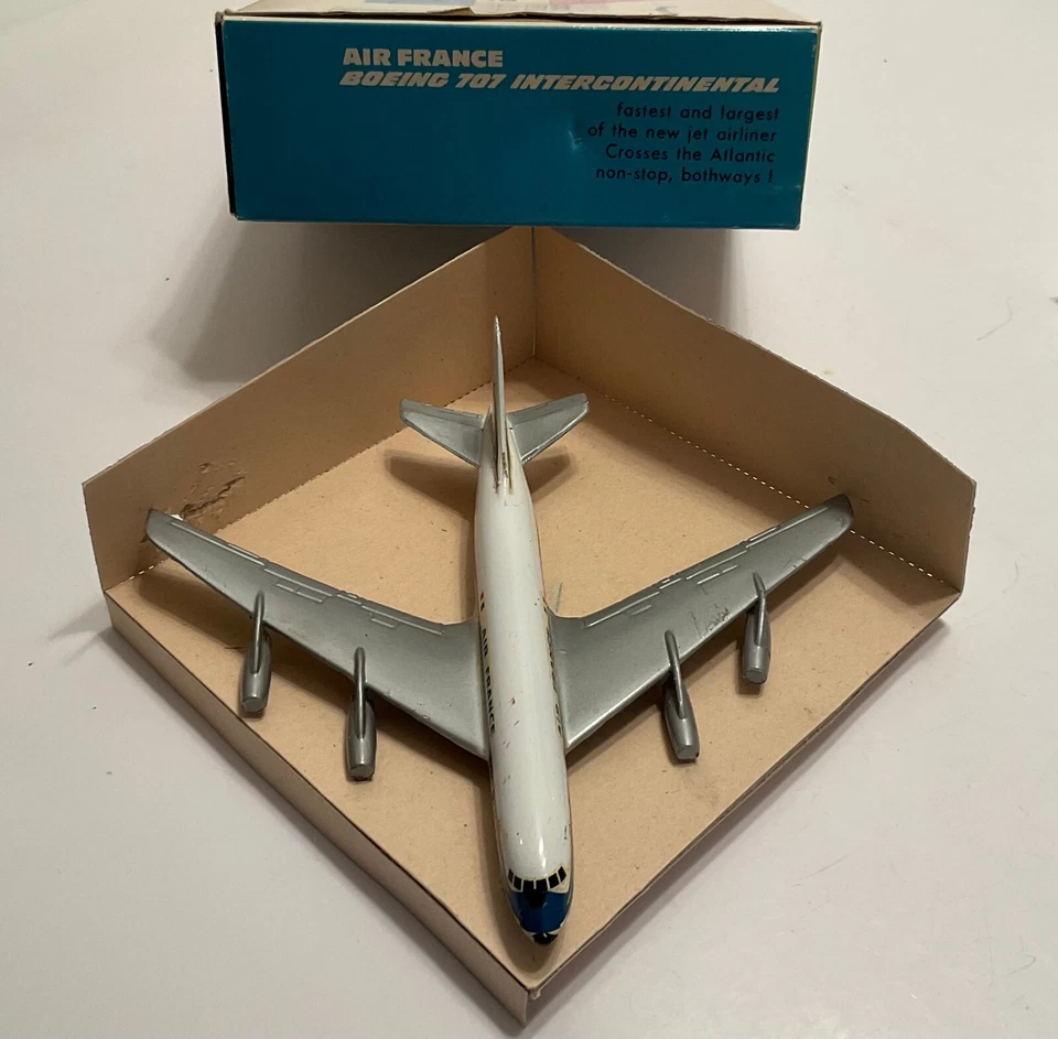 1959 CIJ France A46 BOEING 707 passenger jet AIR FRANCE 1/300 promotional BOXED - Image 1 of 4