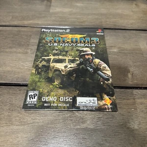Socom 3: U.S. Navy Seals Demo Disc (Sony Playstation 2, PS2) Factory Sealed RARE - Picture 1 of 6