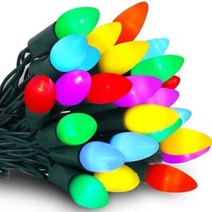 60 LED Christmas String Lights with Timer 23ft Fairy Lighting NEW Holiday Decor - Picture 1 of 4