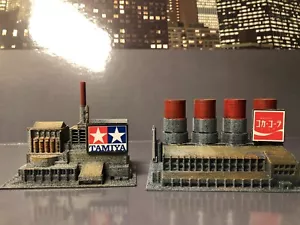 Sh Monsterart Scale GODZILLA  2 industrial buildings Eyepop 1/450 Scale - Picture 1 of 8