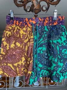 ZIMMERMANN WOMENS PAISLEY PRINT MULTICOLOURED SHORTS SIZE 0 AUD 6-8 US 2-4 - Picture 1 of 8