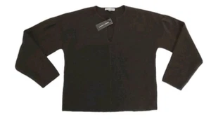 Maglione donna Rebecca Minkoff maglia polilana marrone taglia XS spandex - Foto 1 di 13