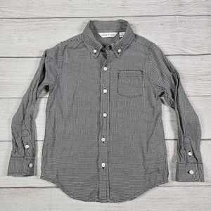 Janie & Jack Boy's Button Down Dress Shirt Size 4 Long Sleeve Cotton - Picture 1 of 8