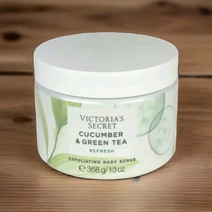 Victoria's Secret Cucumber & Green Tea Refresh Sugar Exfoliating Body Scrub 13oz - Picture 1 of 4