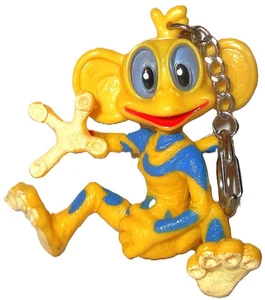 LOST In SPACE 1998 movie BLAWP KEYCHAIN complete vintage 90's 1990's key chain - Picture 1 of 3