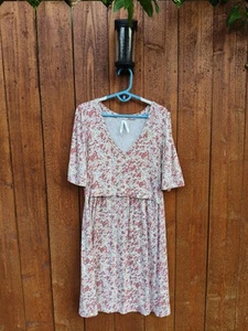 Seraphine maternity nursing dress size 2 floral bamboo - Picture 1 of 5