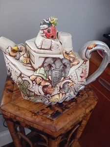 Harmony Kingdom & Paul Cardew Novelty Noah’s Ark Teapot W/Lid YT42HK  #1569/4850 - Picture 1 of 3
