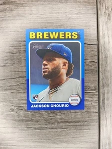 2024 Topps Heritage High Number - Jackson Chourio #632 borde azul oscuro (RC) - Imagen 1 de 2