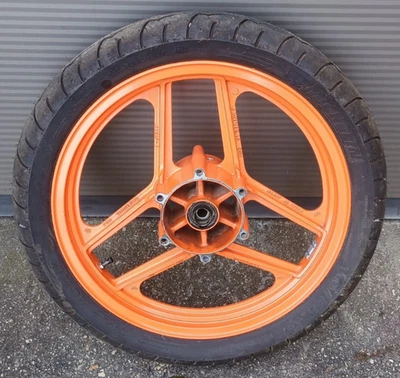 Vorderrad Felge + Reifen 5mm Michelin 110/80-18 DOT 4820 Kawasaki GTR 1000 - Bild 1 von 3