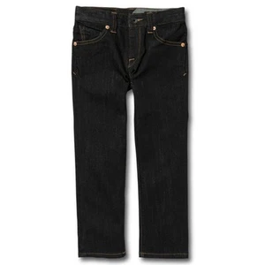 Jeans Volcom Big Boys blu indaco risciacquo Vorta slim gamba dritta vestibilità 26/12 - Foto 1 di 5
