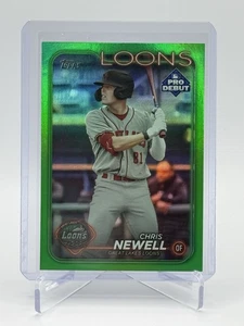2024 Topps Pro Debut Green Foil 04/99 Chris Newell #PD-100 - Picture 1 of 2
