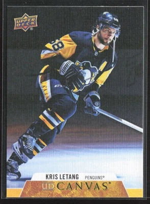 2020-21 Upper Deck - Ud Canvas Kris Letang #C63 - Image 1 of 2