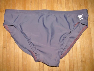 Traje de baño TYR RACER calzoncillo talla 32 nailon spandex traje de baño gris Foto 1 de 2