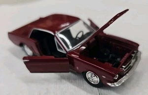 Road Champs, FORD Mustang Maroon 1965 Ford Mustang 1/43 Model Car (11S) - Picture 1 of 6