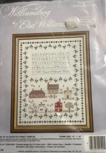 Vintage Williamsburg By Elsa Williams Counted Cross Stitch Kit - Picture 1 of 5