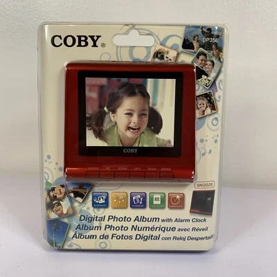 Brand New Coby Digital Photo Album With Alarm Clock 3.5" TFT LCD Screen  - Image 1 of 4