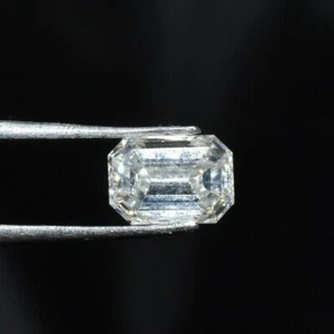 WHITE DIAMOND Lab Certified  Emerald Cut H VVS1  1.00 Ct Christmas OFFER PRICE - Picture 1 of 13