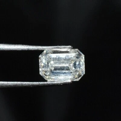 WHITE DIAMOND Lab Certified  Emerald Cut H VVS1  1.00 Ct Christmas OFFER PRICE - Image 1 of 4