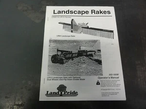 LandPride LR05 & LR15 Landscape Rakes Operator's Manual 302-185M - Picture 1 of 5