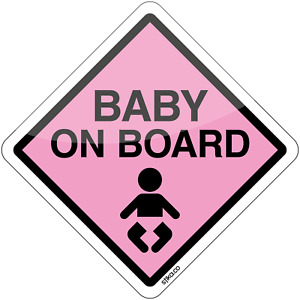 Baby on Board 15cm Car Vinyl Outside Window, Bumper Sticker for Boy / Girl