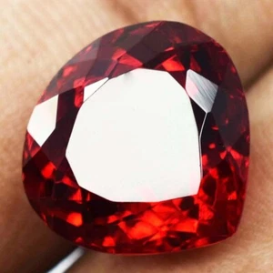 AAA+ 87.40 Ct. Large Red Topaz Faceted Pear Cut Loose Gemstone Gift for Women - Picture 1 of 7