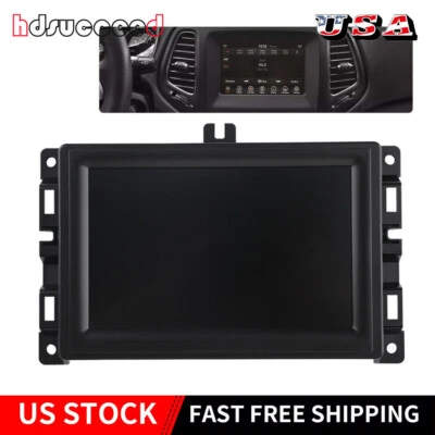 Tela LCD sensível ao toque para rádio JEEP Compass Renegade 2017-2020 WXGA0700K00057-V1 - Imagem 1 de 4