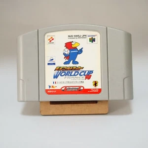 Jikkyo Soccer World Cup France 98 N64 Nintendo 64 KONAMI Japanese - Bild 1 von 4