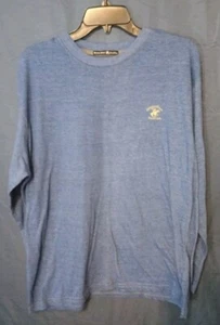 Beverly Hills Polo Club Men's XL Pullover Long Sleeve T Shirt Moon Blue - Picture 1 of 4
