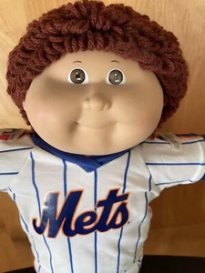 Cabbage Patch Kids ‘86 Taiwan Boy Doll DINO New York Mets outfit extra Shoes - Picture 1 of 23