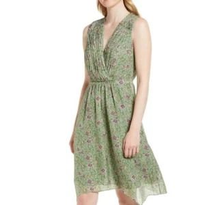 Womens NORDSTROM SIGNATURE 150545 Silk Green Dress size 10 - Picture 1 of 4