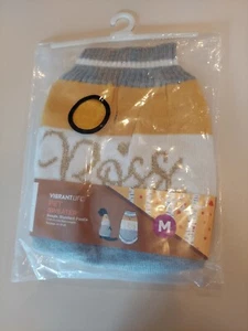 🐶Pet Sweater by Vibrant Life Pullover Knit NEW! SZ M “Boss Lady” - Picture 1 of 2