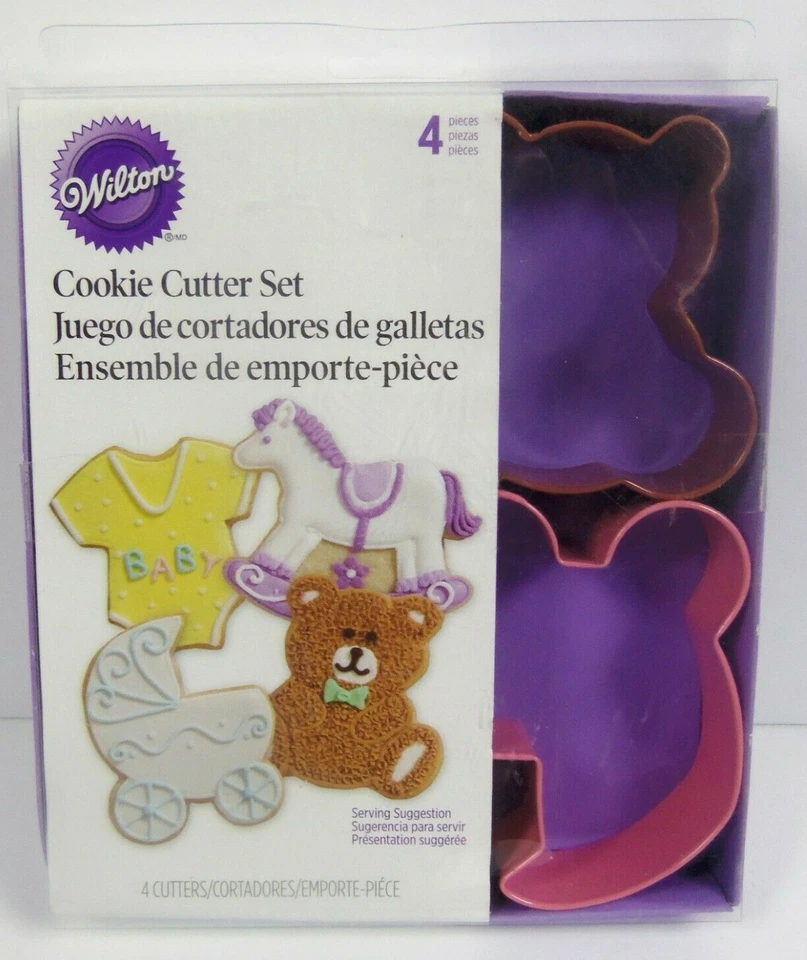 Juego de 4 cortador de galletas para bebé Wilton Foto 1 de 1