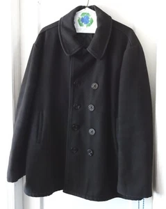 U.S. Navy Pea Coat, 740N, Pea Jacket, Button Front, Wool Coat, size 54, XXL - Picture 1 of 7