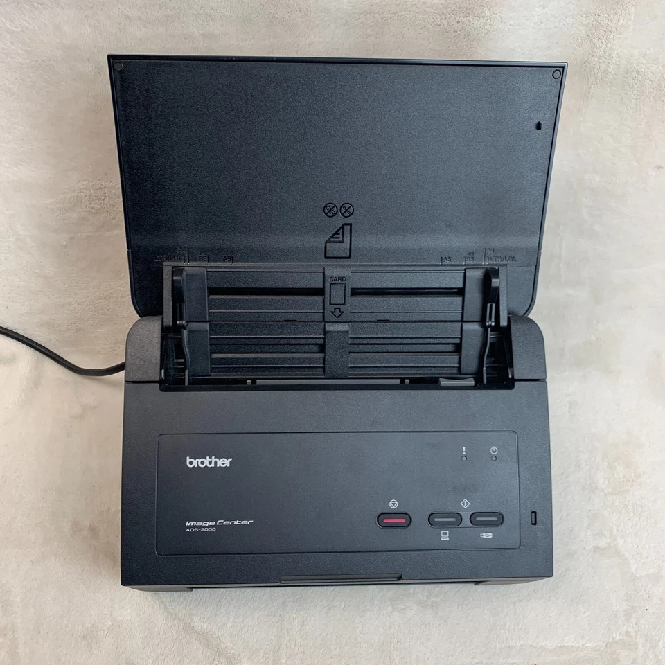 Brother ImageCenter ADS-2000 Desktop Color Duplex Document Scanner - Image 1 of 4