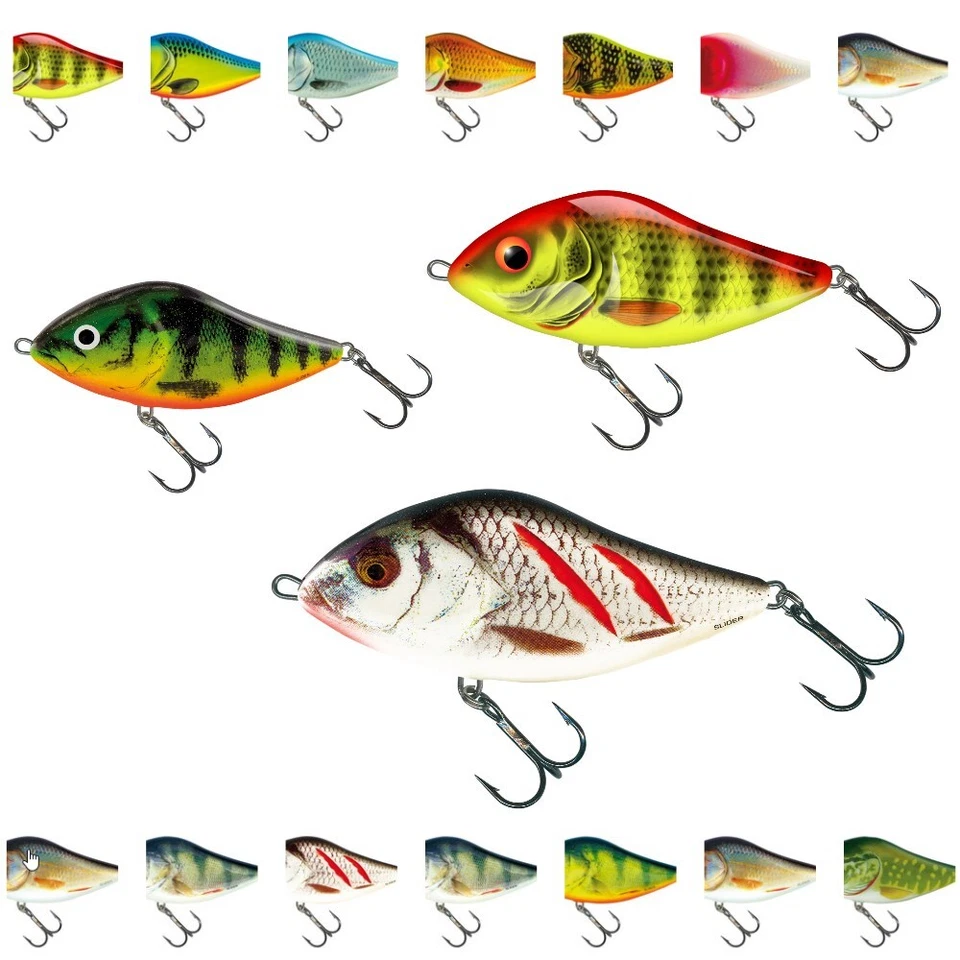 Salmo Slider sinkend Glidebait Jerkbait Köder Angelköder Hechtköder Angeln - Bild 1 von 1