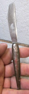 Cuchillo mantequilla utensilio Wellner Alemania vintage con diseño de conejo en relieve, genial - Imagen 1 de 5