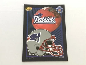 PEGATINA DE COLECCIÓN NUEVA INGLAND PATRIOTS NFL 4x3 MÁQUINA EXPENDEDORA - PRISMA de los años 90 - Imagen 1 de 2