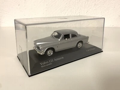 Minichamps 1:43 Volvo 121 Amazon Lim. Edit. 1/1.728 Silver  Modellauto Rar - Bild 1 von 4