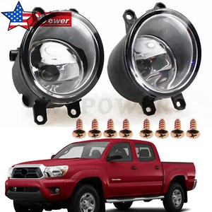New Pair Of Fog Lights Lamps Front Bumper RH LH For Toyota Tacoma 2012-2023 US - Picture 1 of 6