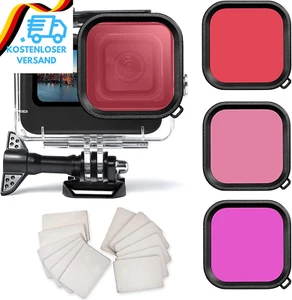 OKFUN Wasserdichtes Schutzhüllen-Filterset Für Gopro Hero Hero 12/Hero 11 Black/ - Bild 1 von 12